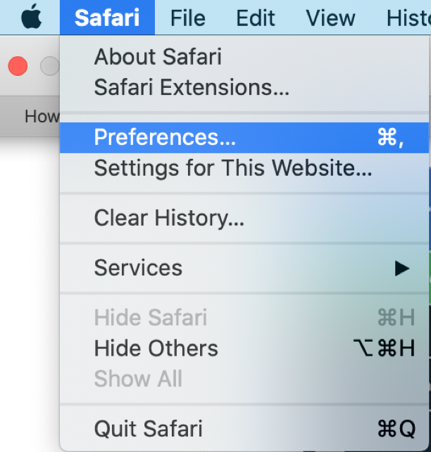 Safari-Preferences