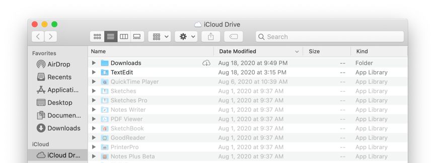 iCloud Drive