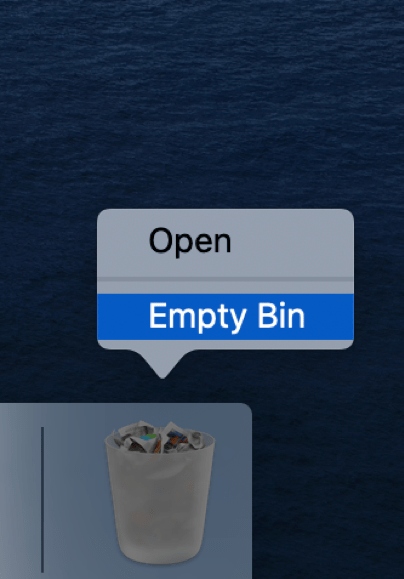 Empty Trash