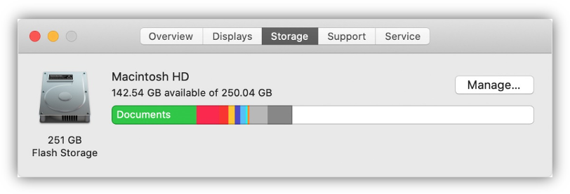 how to clean up mac for storage