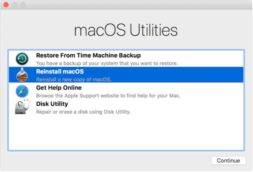 Click-Reinstall-macOS