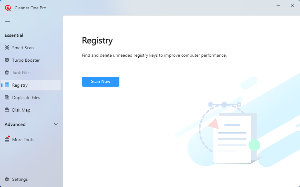 Cleaner One Pro Registry Cleaner