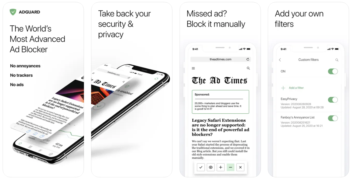 adblock or adguard for iphone