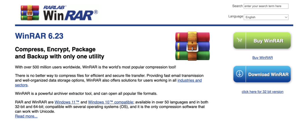 Entenda a diferença entre WinRAR 64 bits e WinRAR 32 bits