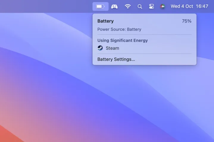 macOS battery drain fast