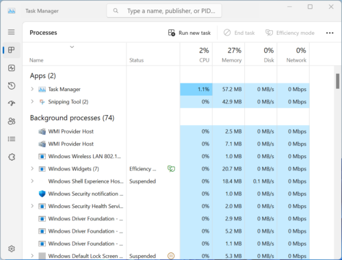 task manager windows