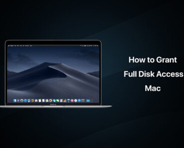 how to grant full disk access mac mojave